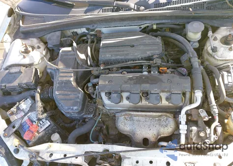 2002 Honda Civic Ex from USA, damaged, VIN 1HGES26702L011504